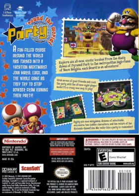 Mario Party 7 box cover back